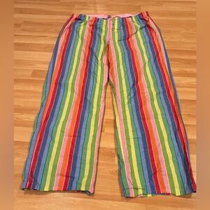 PINK Victoria's Secret Y2K Multi Color Striped Pajama Bottoms